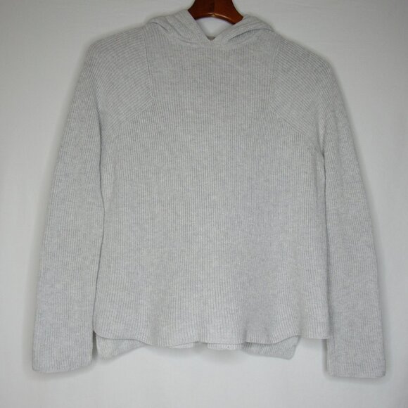 Athleta REST DAY Gray Hoodie Knit Sweater Women's XXS XXSmall - Picture 7 of 9
